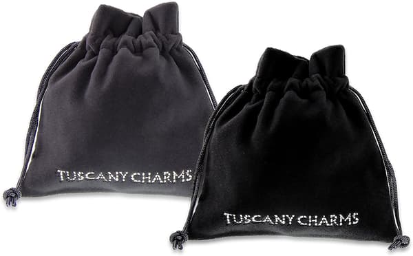 Tuscany Charms Sterling Sølv Creme Emalje Kopperle