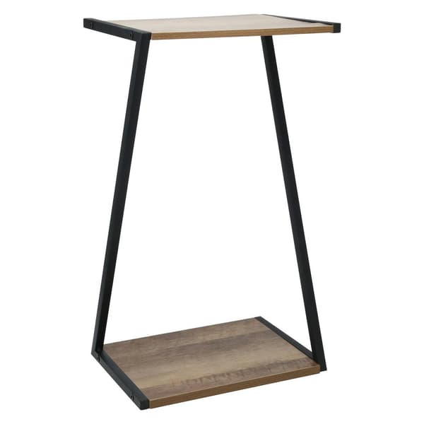 Sort metal blomsterfod h50 cm