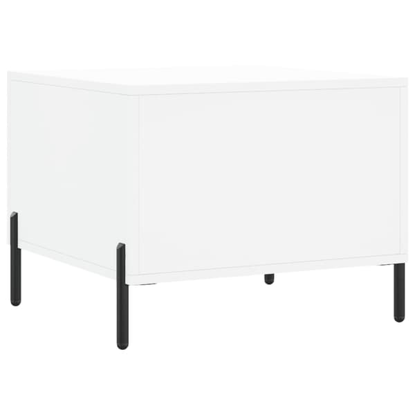 vidaXL Soffbord, Vitt, 50x50x40 cm, Träbaserat Material