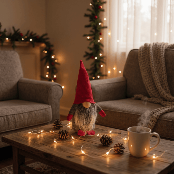 Jule Dværg Gnome Julepynt Gave 30 cm