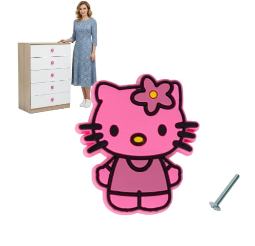 BARNMÖBELBOK I SILIKON KITTY CAT BARN AKS