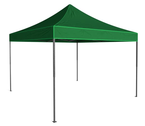 Ekspres shoppingpavillon 3x3 m grøn