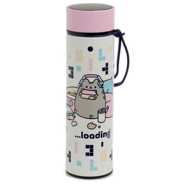 PKBOT149 Pusheen Game Termosflaska med Termometer