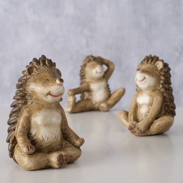 Sæt med 3 Hugy dekorative figurer