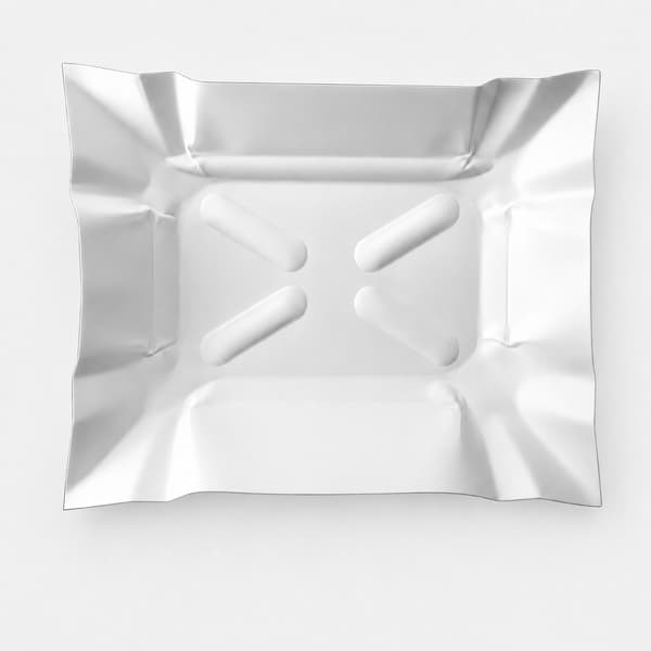 Rektangulära engångspappersbrickor 10 x 13 cm 500 st