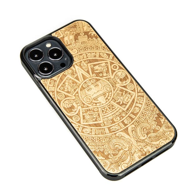 Träskal till iPhone 13 Pro Max AZTEC KALENDER ANIEGRE