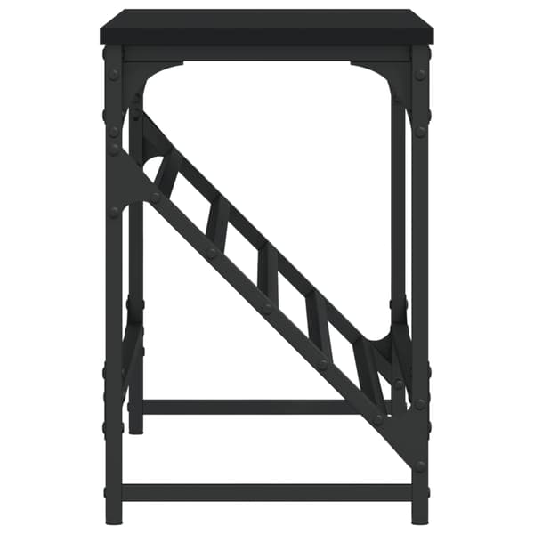 vidaXL skohylde, sort, 90x30x45 cm, træbaseret materiale