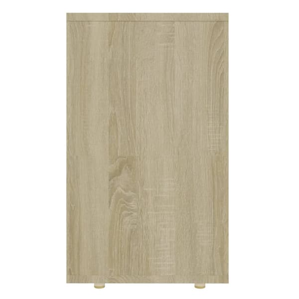 vidaXL 3-pack slitsbord, Sonoma ek