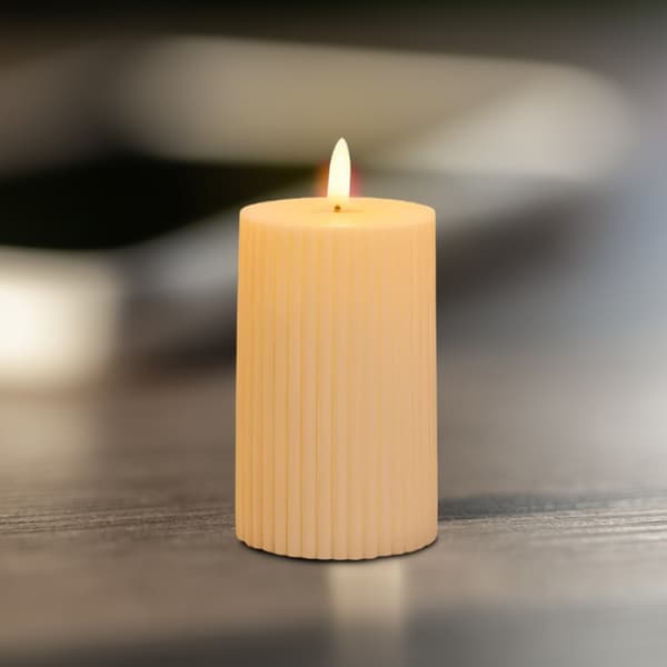LED-lys, batteridrevne, cremefarvede lys - 12,3 cm