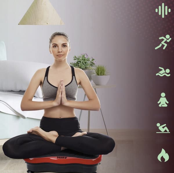 Riborn 150 kg vibrationsplatform til kropstræning og massage