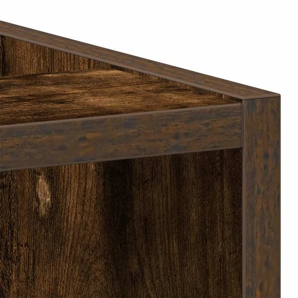 vidaXL underskab røget eg 30x44,5x81,5 cm limet træ