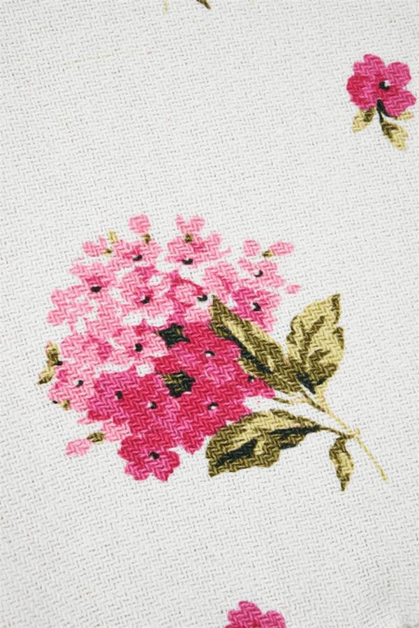 PRINTEMPS tæppe 125x150 lyserøde blomster