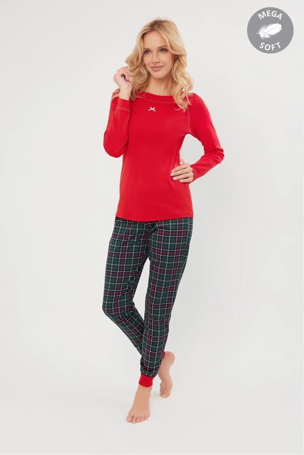 Foggia dampyjamas långärmad, långbyxor S