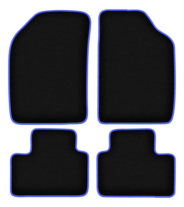 CARLUX-BLÅ bilmåtter til: Lancia Ypsilon I hatchback (1996-2003)