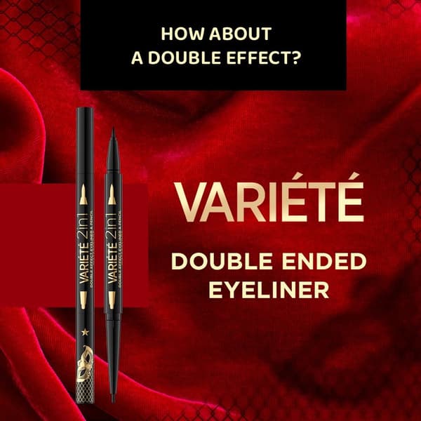 Eyeliner og øjenblyant 2 i 1