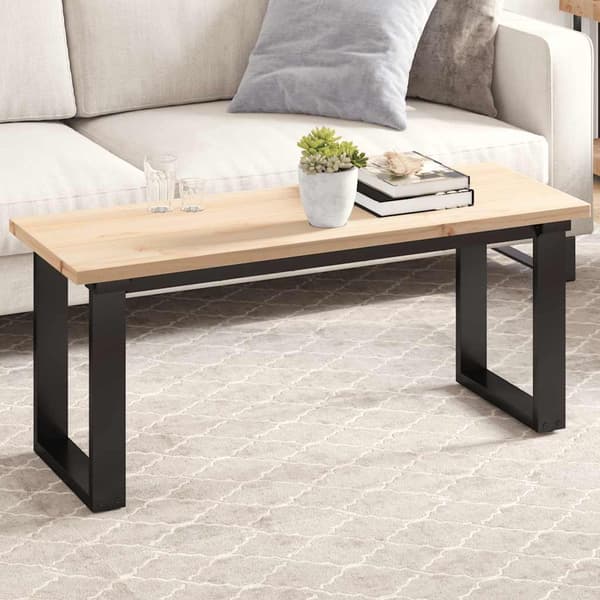vidaXL Bordsskiva, 110x40x2,5 cm, Rektangulär, Furu