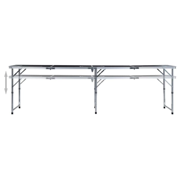 vidaXL foldbart ølpongbord 240 cm sort