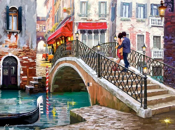 Pussel 2000 bitar Venedigbron