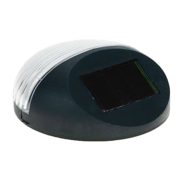 SOL0694 SOLAR LAMPE VÆGLAMPE 2 LED HAVE SORT FLOODLIGHT TIL VÆGFACADE