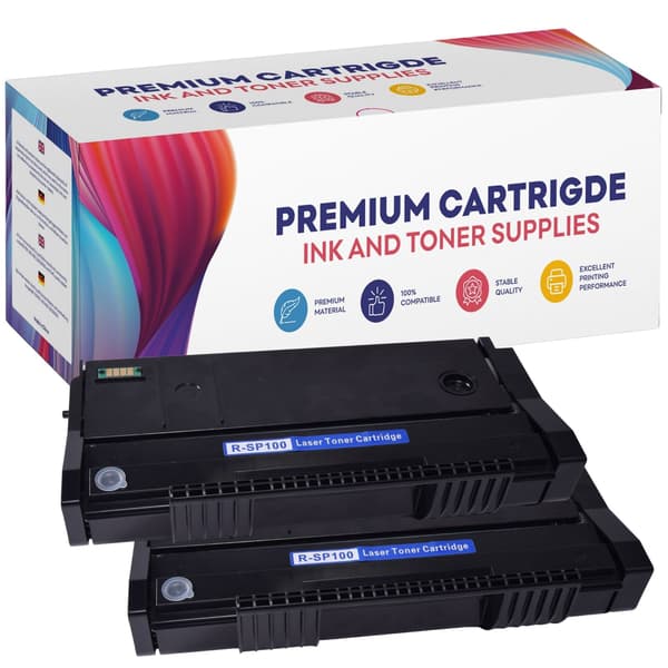 2 tonere til Ricoh GP-R100 x2