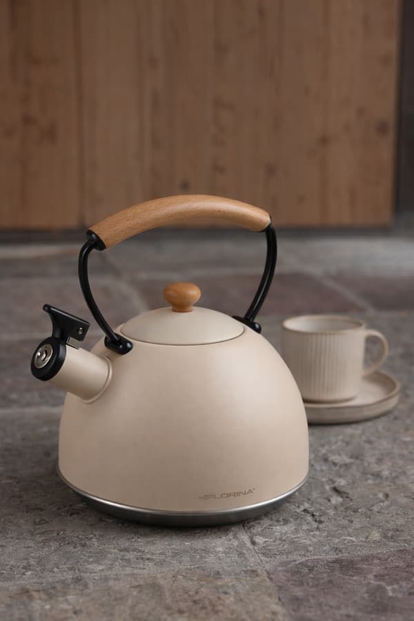 NATURA LINE KEDEL I RUSTFRIT STÅL 1,8L BEIGE