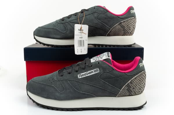 Reebok Classic Läder Mörkgrå/vit [GX5097] storlek 41
