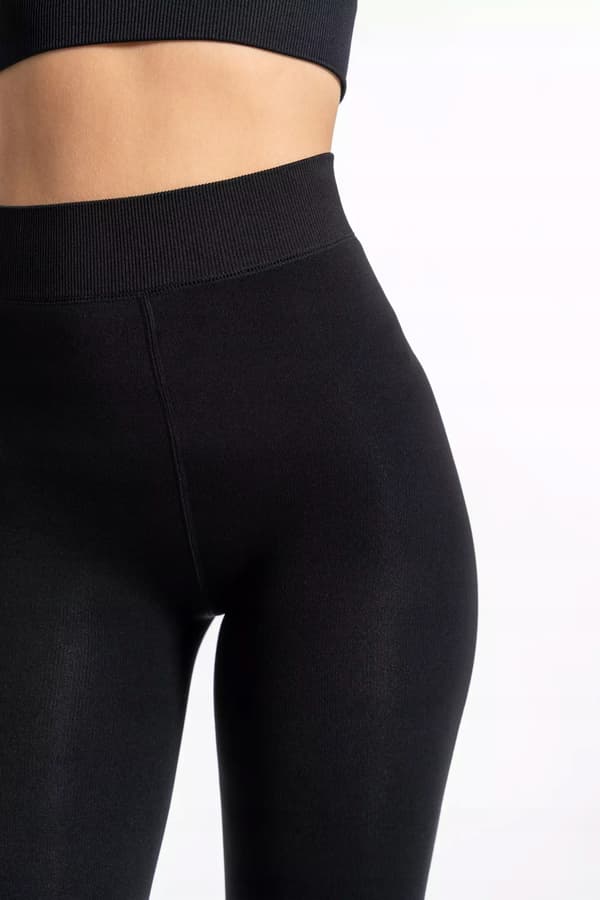 Moraj damefitnessleggings sort polyester S/M klassisk