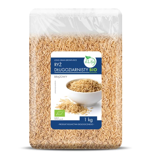 Ekologiskt långkornigt brunt ris 1 kg