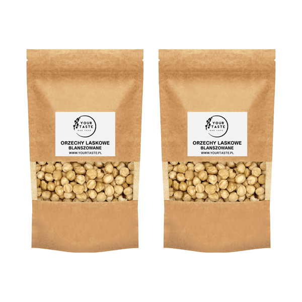 Blancherede hasselnødder 1 kg