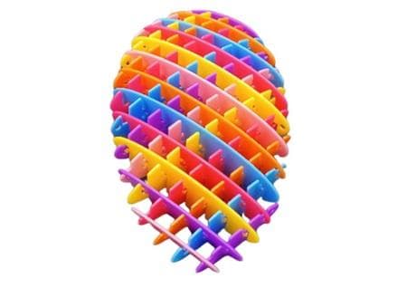 Farverig antistress squishy 10 cm