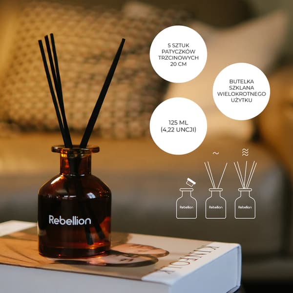 Rebellion "Captain Black Vanilla" Doftdiffusor 125ml