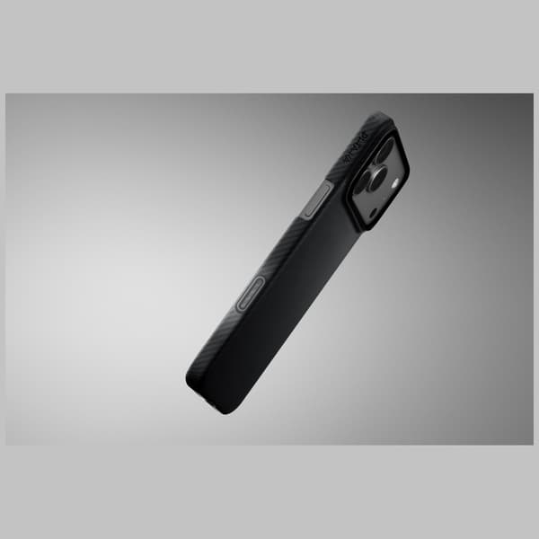 PITAKA Ultra-Slim MagSafe -kotelo iPhone 17 Pro Maxille, musta ja harmaa