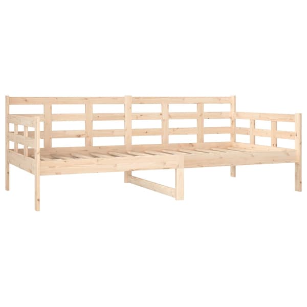 vidaXL Dagbädd massiv furu 90x190 cm