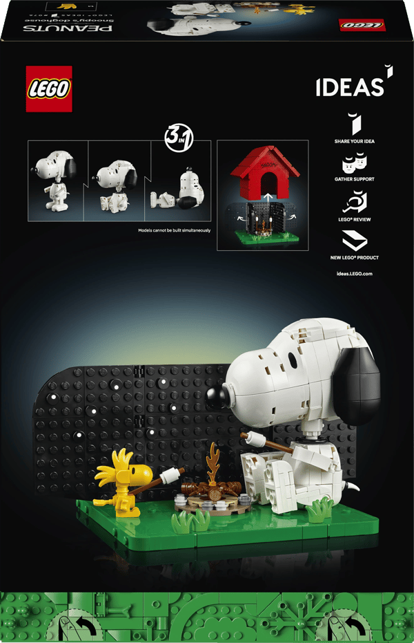 LEGO Ideas Peanuts: Snoopys hundehus 964-delt sæt (21368)