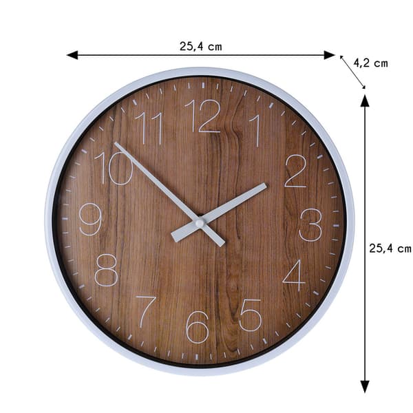 Modern rund väggklocka 25 cm