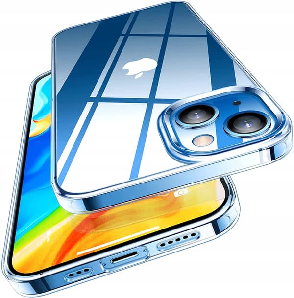 Etui til iPhone 13 | 14 Silikone Klar Etui Slim Back + 9H Glas