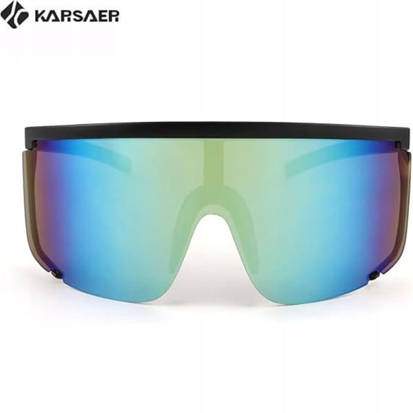 Karsaer Vision Shield Neon Retro -urheiluaurinkolasit