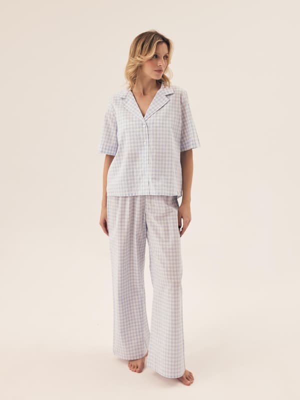 Rossini Esotiq Dampyjamas | Ljusblå XL