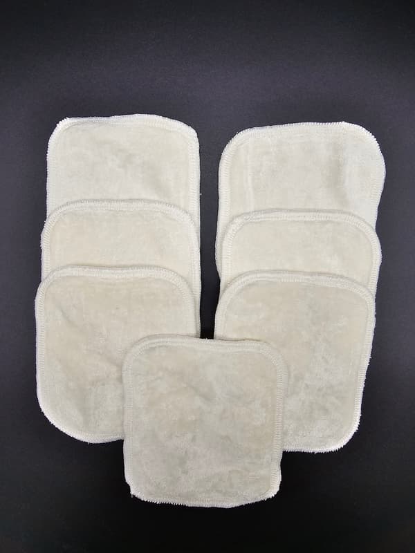 Pakke med 25 bambus makeupfjernerpads