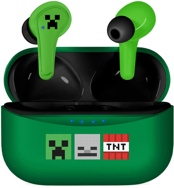 OTL Technologies Minecraft TWS Gröna Hörlurar