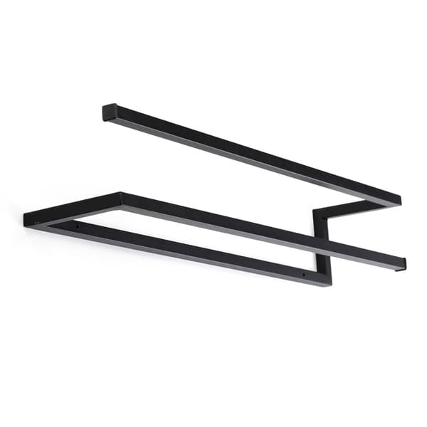 Väggställ för 2 handdukar 60 cm