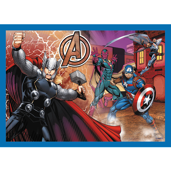 Marvel Avengers "4 i 1" Brave Avengers sæt