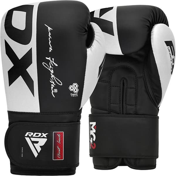 RDX REX F4 Boksehandsker Sort/Hvid 12oz