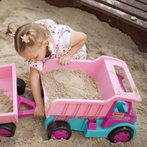 Kæmpe dumptruck lyserød 65006