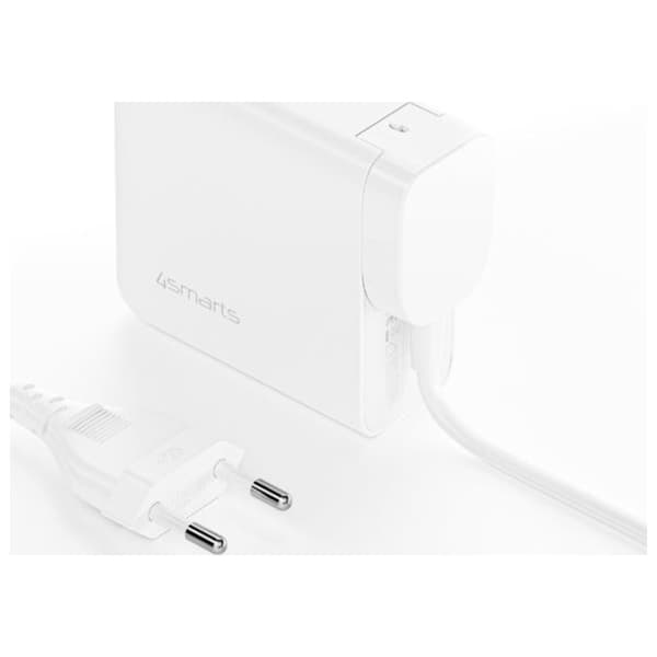 4smarts Flex Pro 100W Väggladdare 3xUSB-C + 1xUSB-A Vit