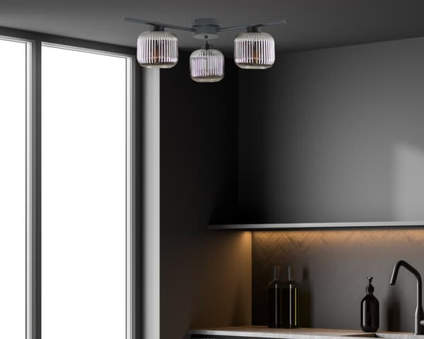Loftlampe 3xE27 FOTON DARK