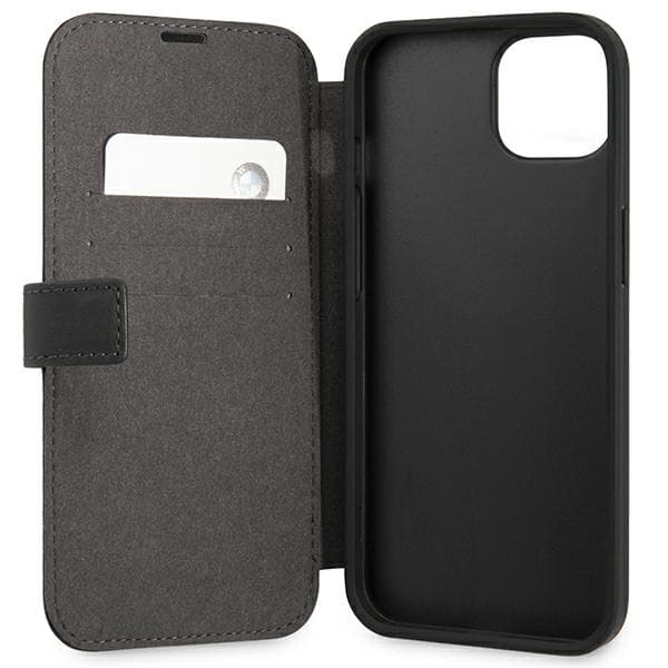BMW Signature Flip-cover til iPhone 13 mini, sort