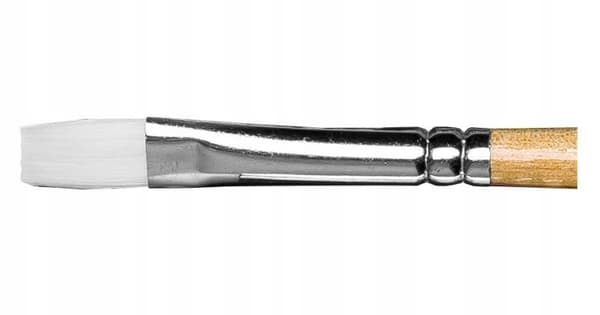 NYLON FLADE BØRSTER NR. 6 A'6 5258