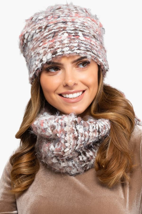 CARINI-SET (HAT + TØRklæde) beige