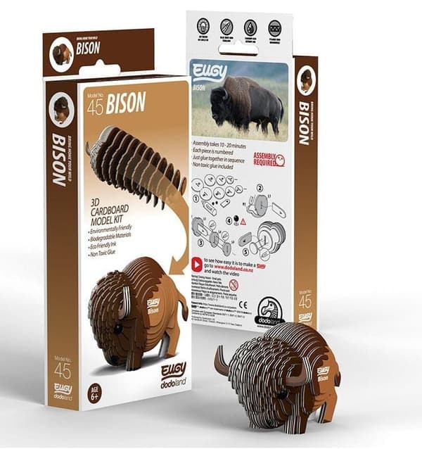 Bison Eugy. Øko 3D-puslespil